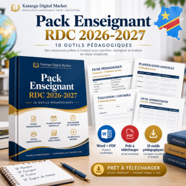 Pack pédagogique Enseignant RDC 2026-2027